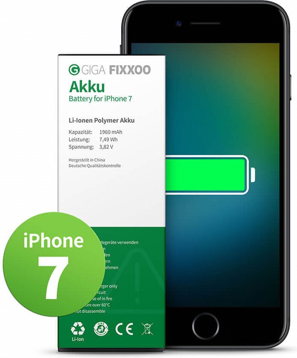 Produktbild Giga Fixxoo iPhone 7 Akku (Akku, iPhone 7)