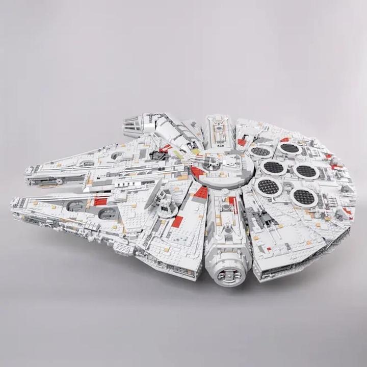 Actual product image iDisplayit Acrylic stand 2 in 1 for LEGO® 75192 Star Wars UCS Millennium Falcon