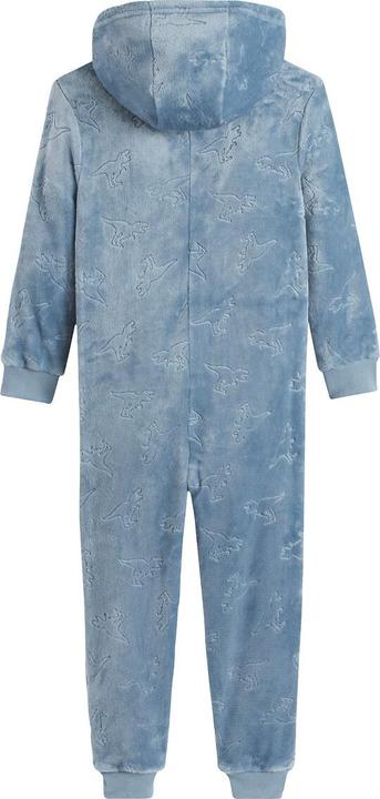 Image du produit La Redoute Collections Fleece-Overall mit Kapuze und Dino-Print (164)