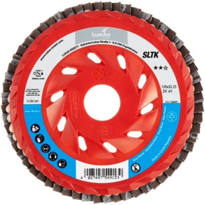 Lukas Flap disc SLTK universal Ø 125 mm zirconia alumina grit 60 (60)