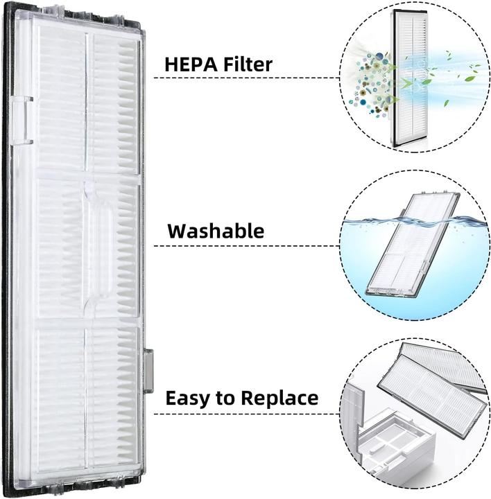 Image du produit Alloytool Set d'accessoires pour robot d'aspiration (16pcs)