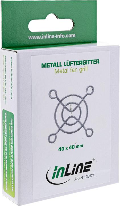Produktbild InLine Lüftergitter Metall