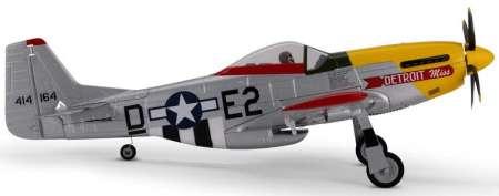 Produktbild E-Flite FLUGZEUG UMX P-51D Mustang 493mm BNF Basic Basic - Detroit Miss (Warbird)
