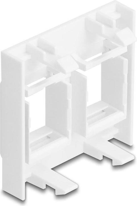 Produktbild Delock Easy 45 Modul mit zwei Keystone Halterungen 45 x 45 m