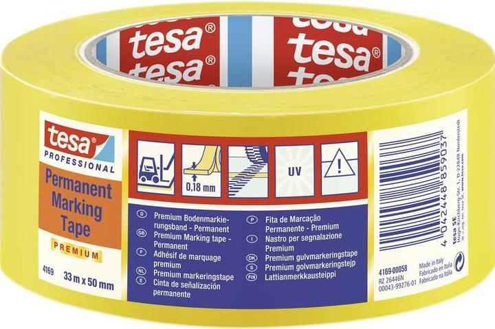 Produktbild tesa ® Markierungsband 33m:50mm gelb (50 mm)
