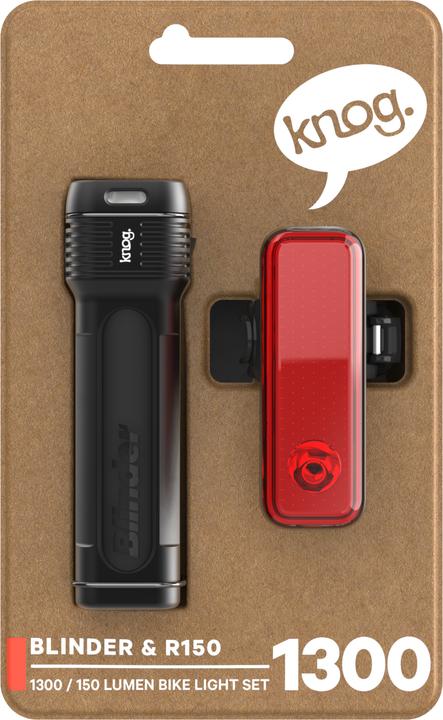 Actual product image knog. Blind (1300 lm, 150 lm)