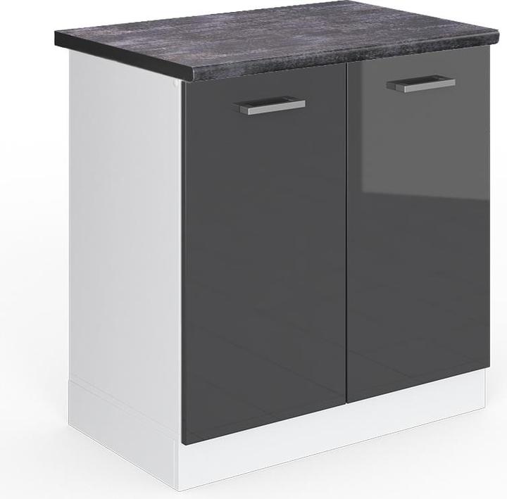 Anthrazit, Anthrazit hochglanz, Weiss