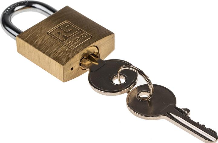 Produktbild RS PRO Solid Brass Padlock 30 mm