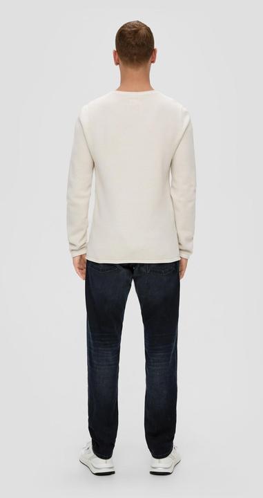 Produktbild s.Oliver Strickpullover Leichter Strickpullover mit Musterstruktur (XXL)