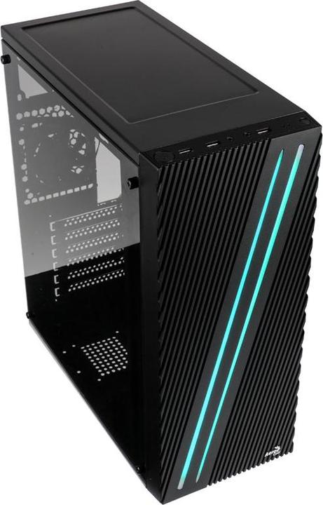 Image du produit AeroCool STREAK RGB Midi-Tower - fenêtre noire (ATX, mATX, Mini-ITX)