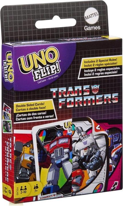 Immagine prodotto Mattel Games Trasformatori Uno Flip (Tedesco, 2 - 10 Giocatori)