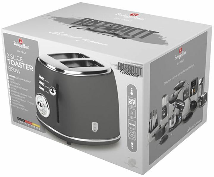 Actual product image BerlingerHaus Haus Toaster matt Anthracite Collection