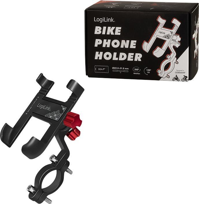 Actual product image LogiLink Smartphone bike mount, angled, for 3.57" smartphones