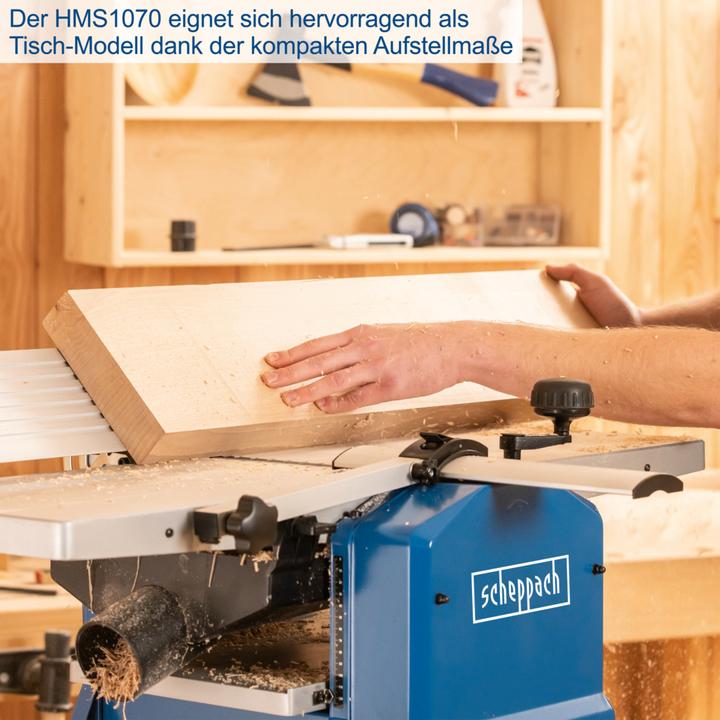 Produktbild Scheppach HMS1070 Abricht- / Dickenhobelmaschine