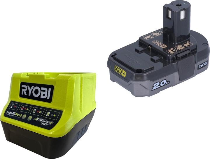 Produktbild Ryobi Akku und Schnellladegerät (18 V)
