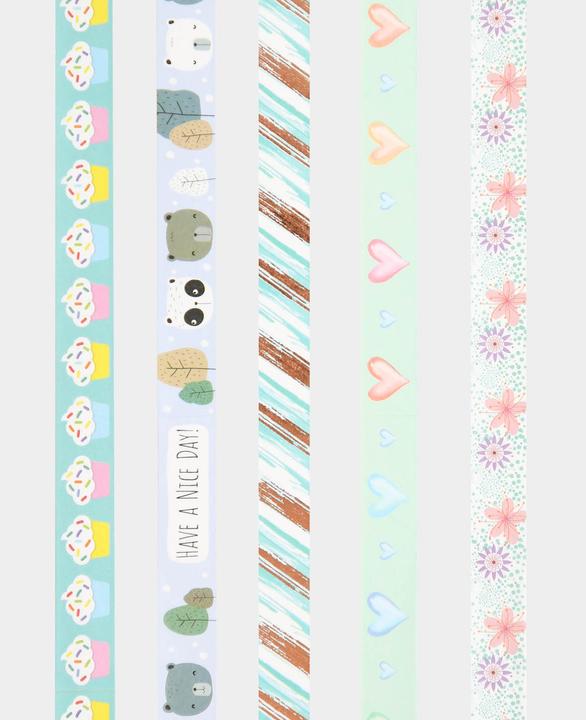 Produktbild I Am Creative Klebeband Washi Tape 5er Set Nice