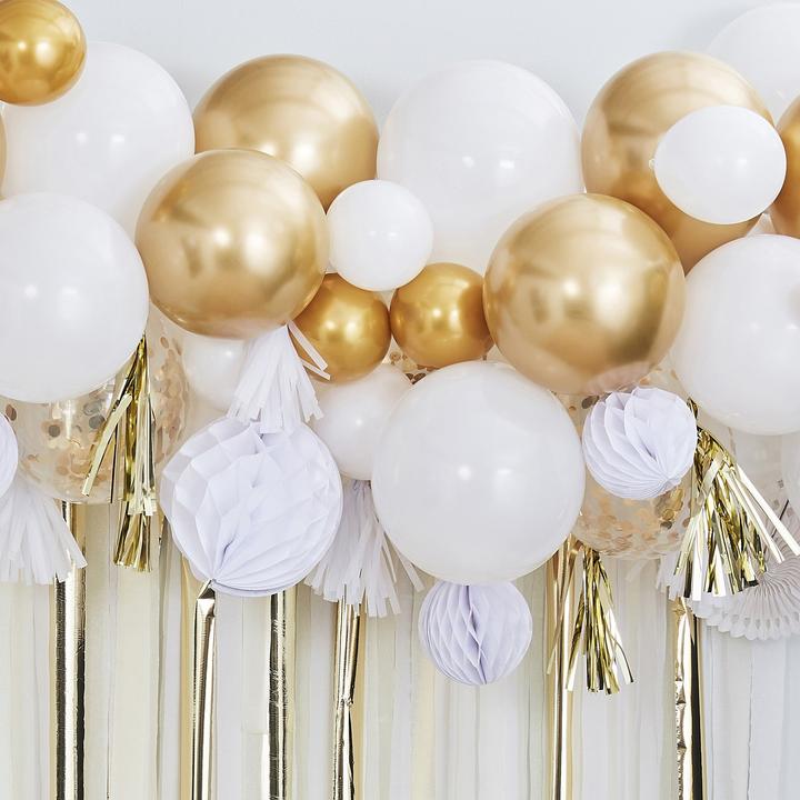 Produktbild Ginger Ray Box mit Luftballons und Partydekoration in Gold