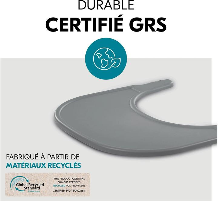 Produktbild Hauck Alpha Click Tray Grey