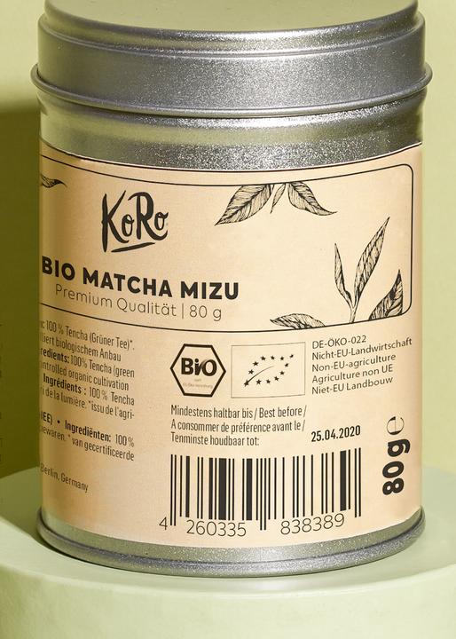 Produktbild KoRo Bio gemahlener Tencha (80 g)