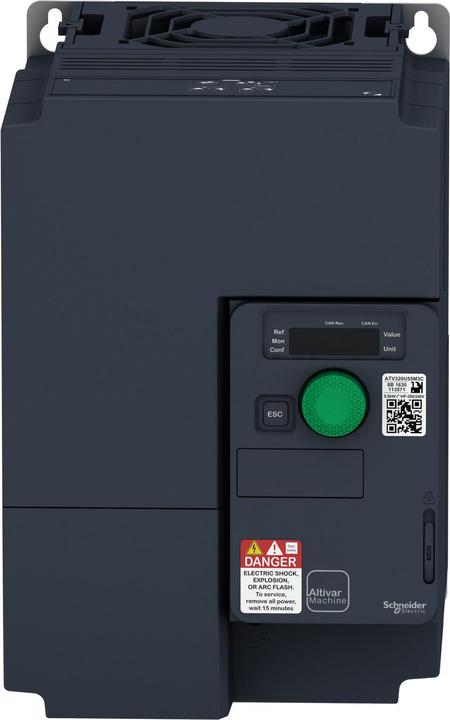 Image du produit Schneider Electric Convertisseur de fréquence ATV320, 7,5kW, 200V, 3 phases, compact ATV320U75M3C