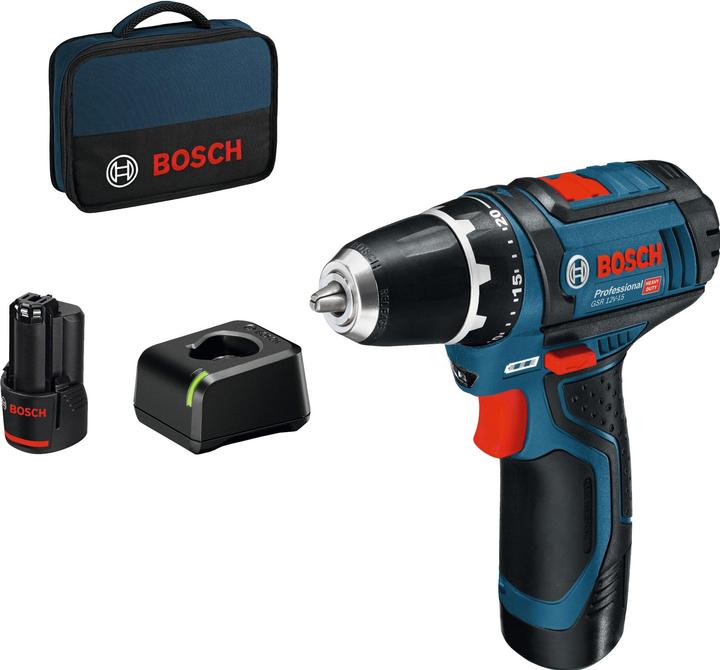 Image du produit Bosch Professional GSR 12V-15 (Fonctionnement sur batterie)
