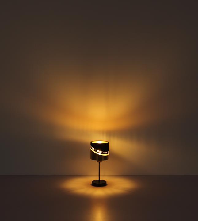 Produktbild Globo Tischleuchte Metall Schwarz Matt, 1xe27 (E27)