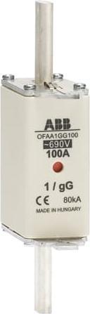 Produktbild ABB OFAA1GG25 NH-Sicherung NH 1 25A 690V GG 1SCA022703R2850 (25 A)