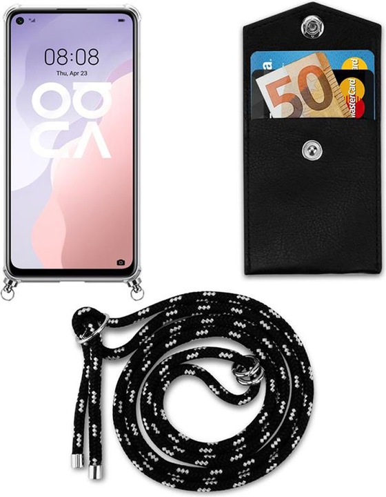 Produktbild Cadorabo TPU Handy Kette SILBER Cover