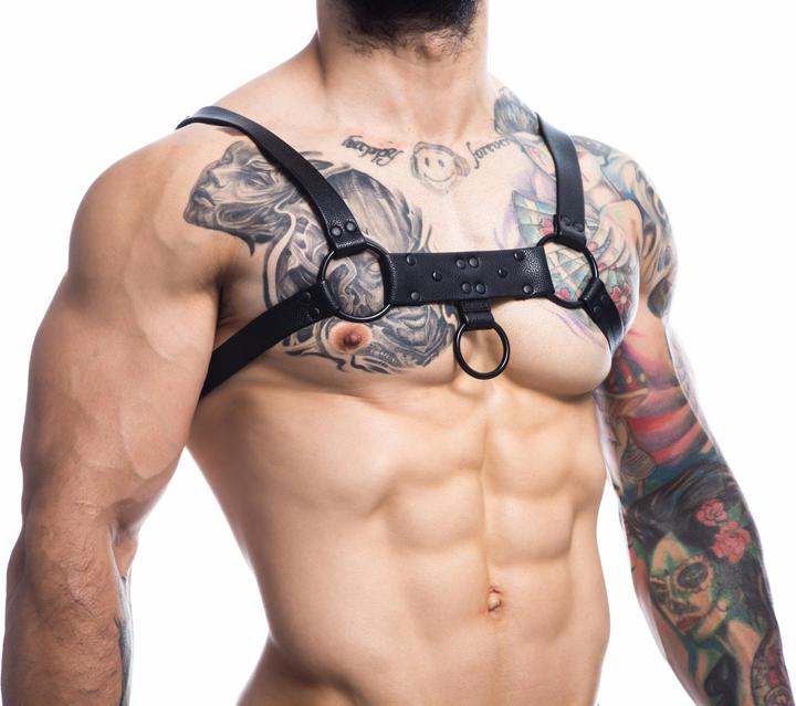 Cut4men C4m Schwarzes Party-Geschirr, Einzelgrösse (Eén maat voor iedereen)