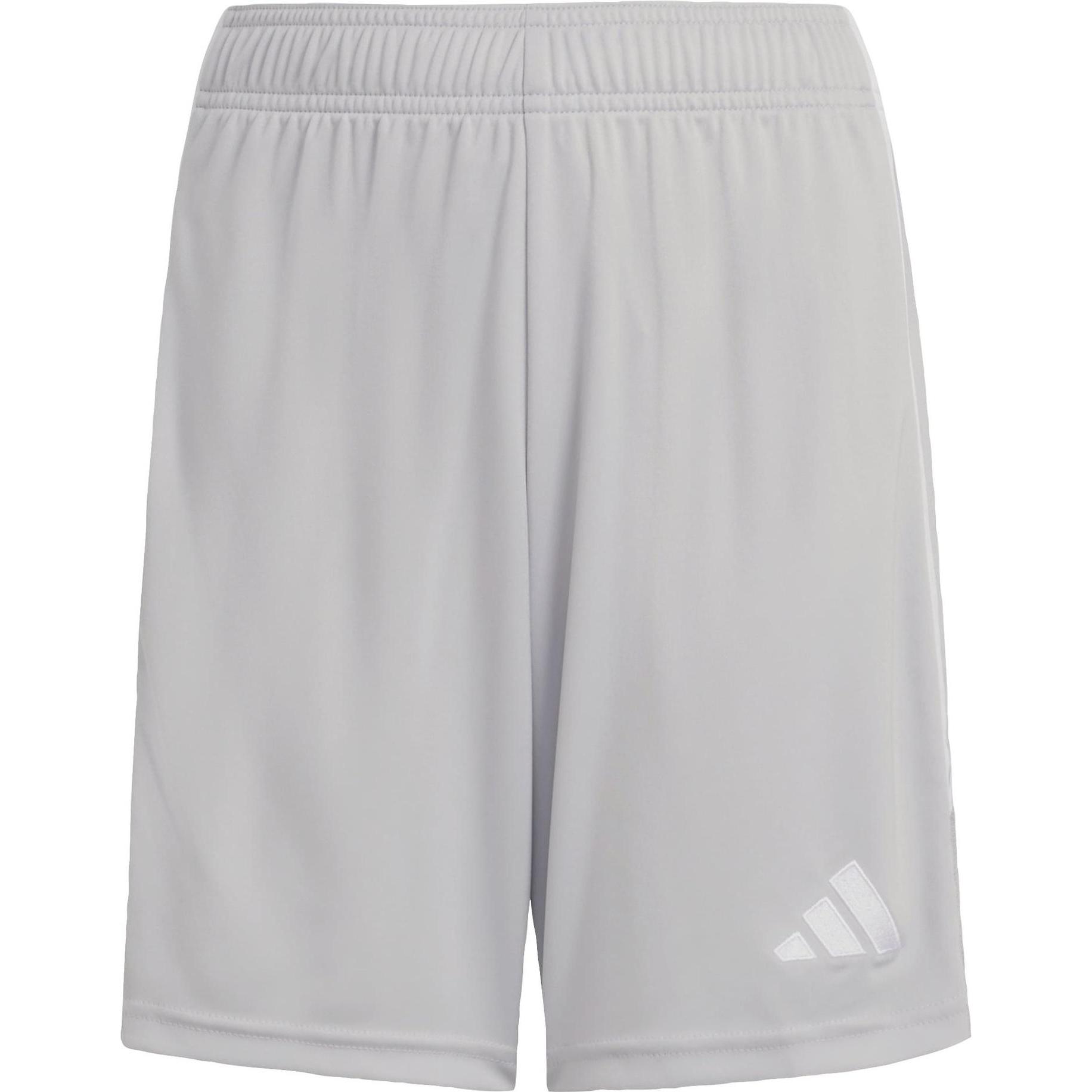 Adidas, Bambini, Pantaloni sportivi, graue Kindershorts der Tiro League (128), Grigio