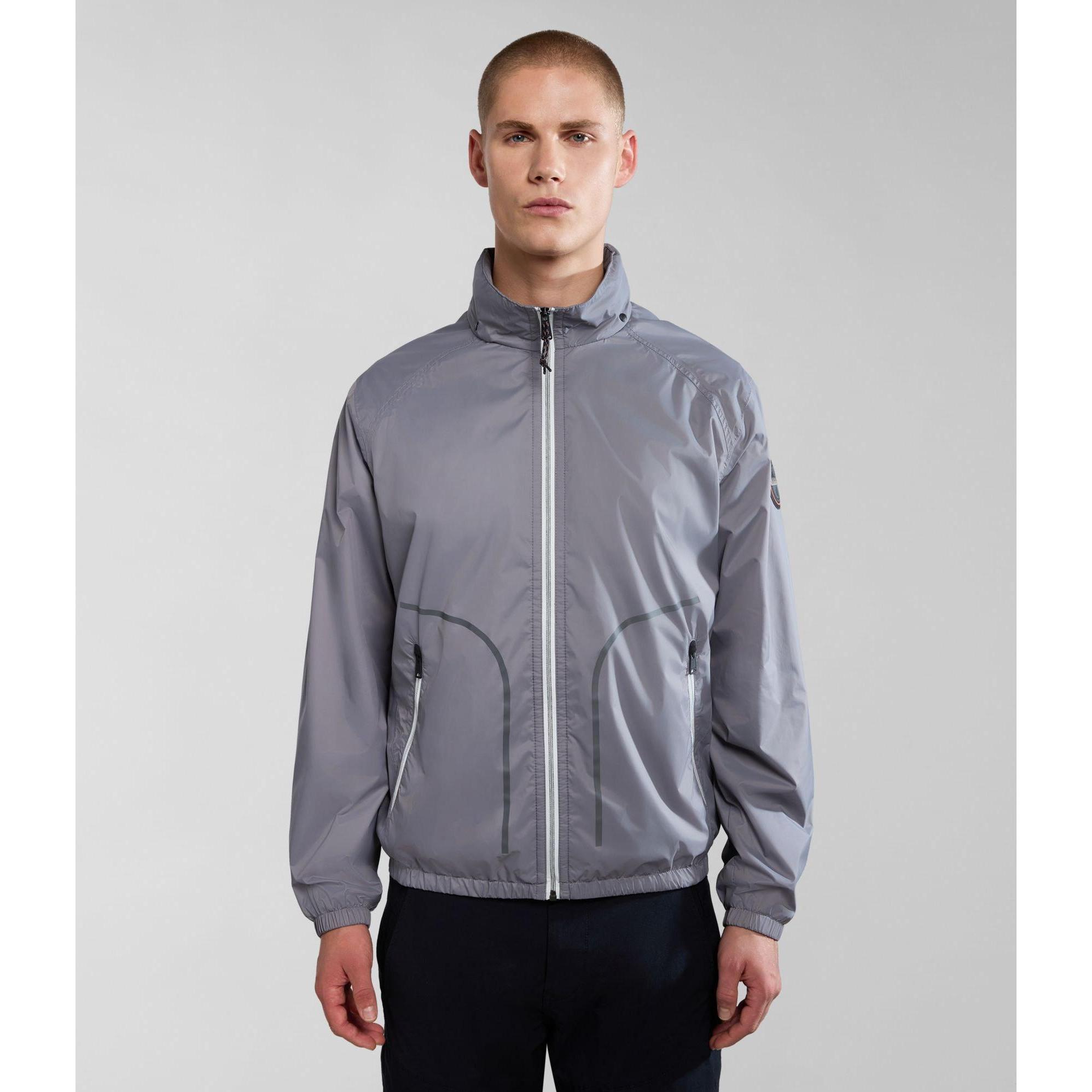 Thumbnail - Napapijri, Herren, Jacke, regenjacke a-cloudy (M), Grau, M