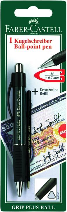 Produktbild Faber-Castell Grip Plus Ball (Metallic-Grün, 2 x)