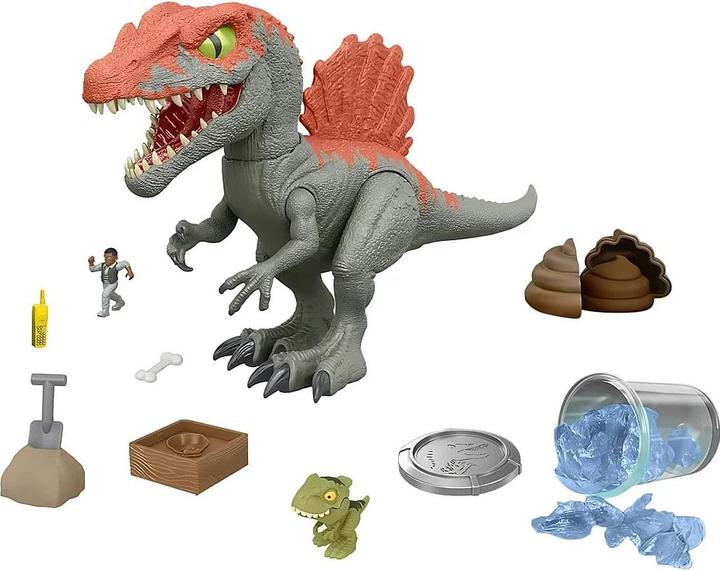 Jurassic Park JURASSIC WORLD CRUSHIVORES Spinosaurus Cage Crasher