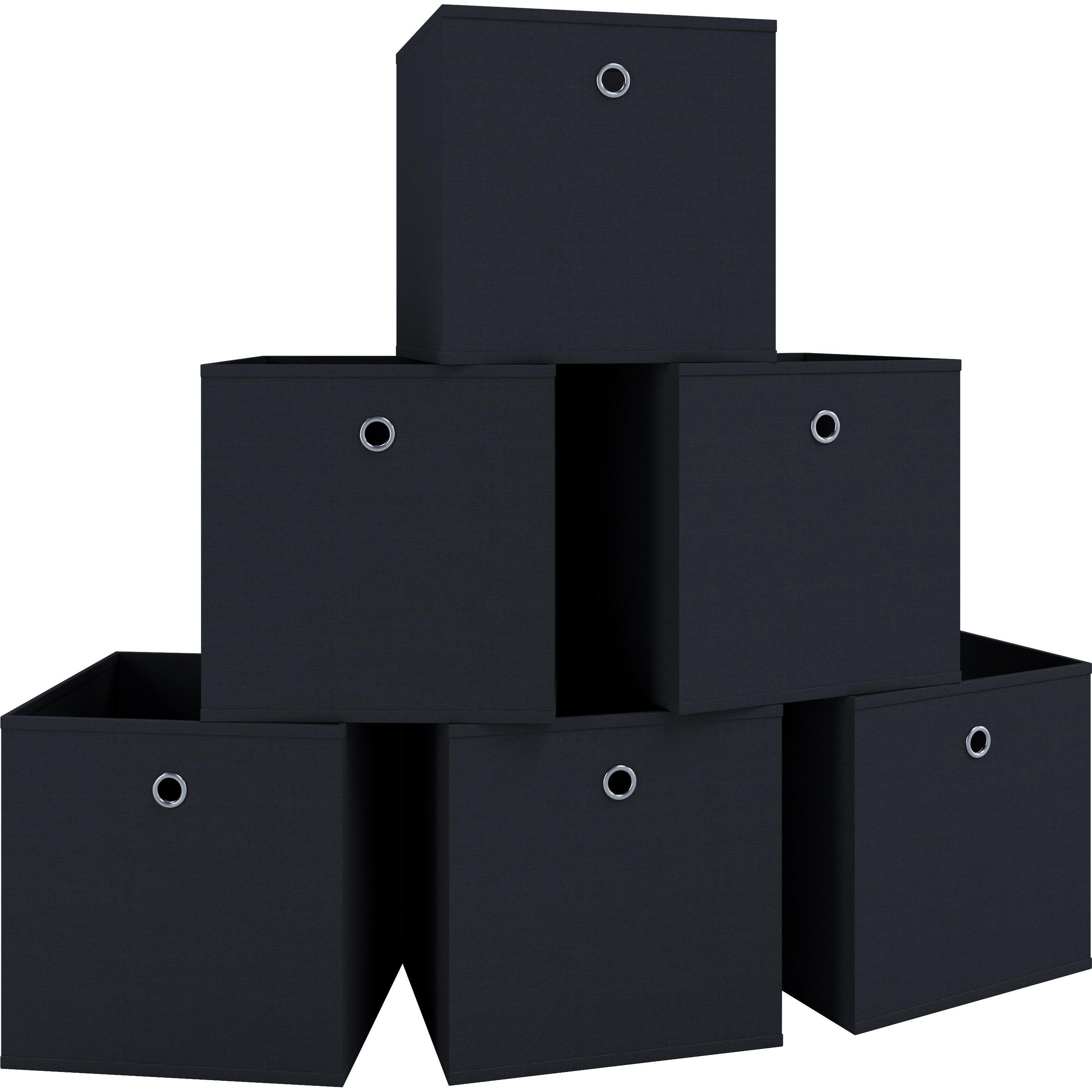 Thumbnail - VCM, Aufbewahrungsbox, 6er-Set Faltbox Klappbox "Boxas (28 x 27 x 27 cm)