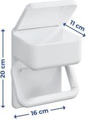 Produktbild Wenko toilet roll holder white (6326)