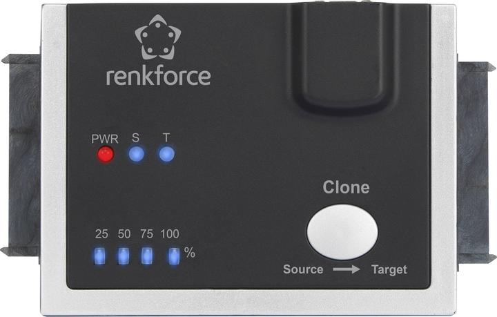 Actual product image Renkforce 1-fold hard disk copy station