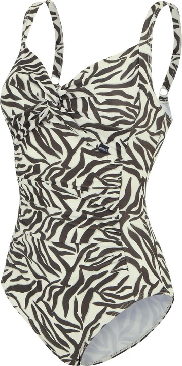 Actual product image Regatta Womens/Ladies Sakari Zebra Print Tummy Control One Piece Swimsuit (42 D)