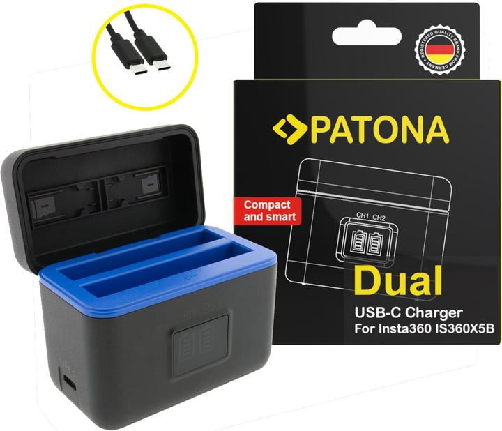 Immagine prodotto Patona Dual Charger Box Insta360 X5
