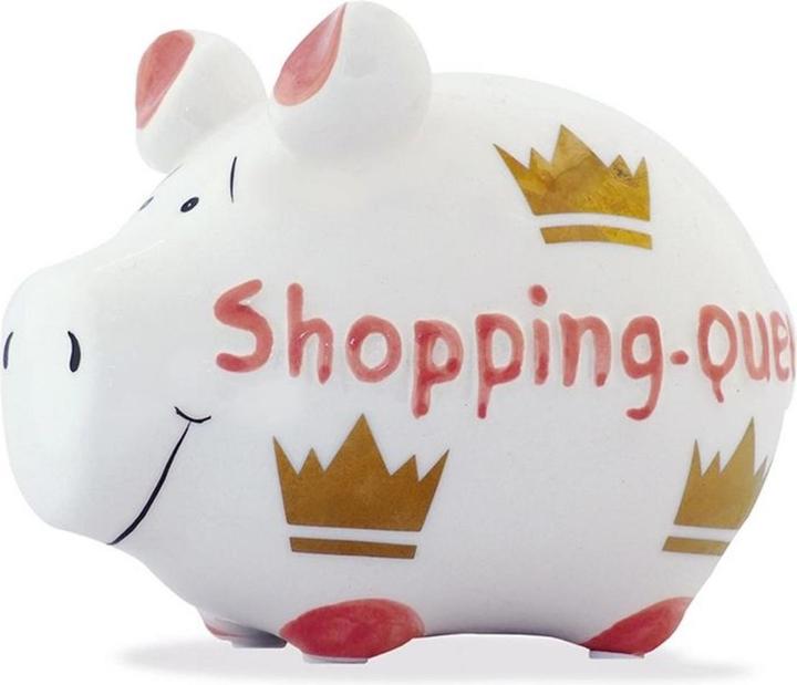 KCG Petit cochon Reine du shopping 100855 (10 x 10 x 14 cm)
