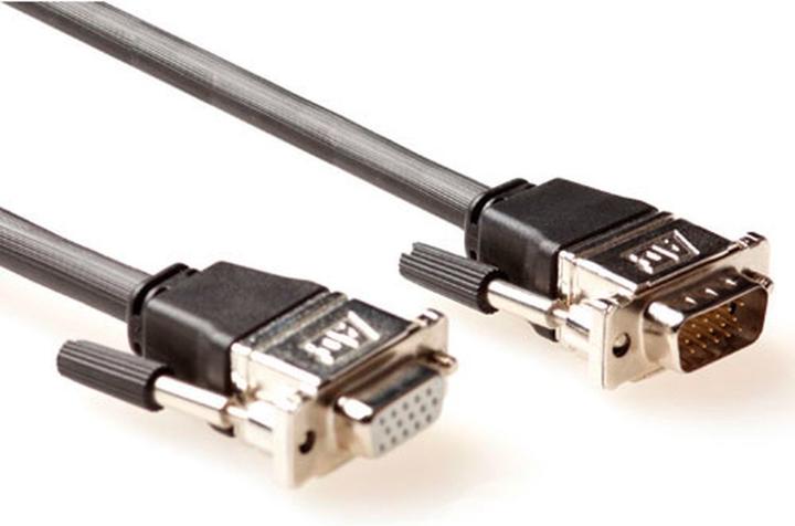 Produktbild ACT 3 metre High Performance VGA extension cable male-female with metal hoods (3 m)