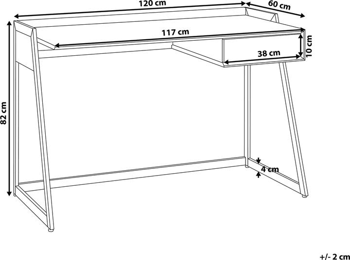 Actual product image Beliani Quito (120 x 82 x 60 cm)