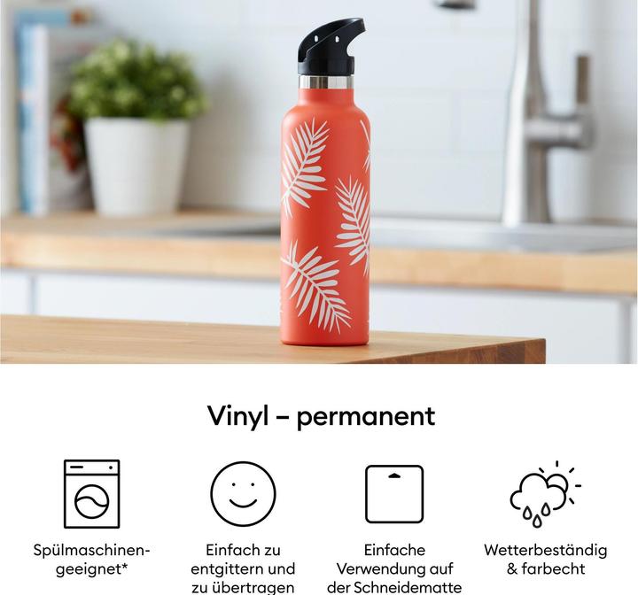 Actual product image Cricut Vinylfolie Premium Permanent 30.5 x 122 cm Gelb (1x)
