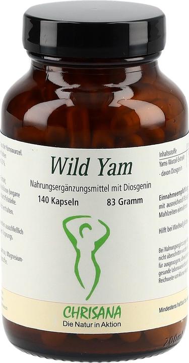 Actual product image Chrisana Wild Yam Extrakt Kapsel (140 Piece, Capsules, 222 g)