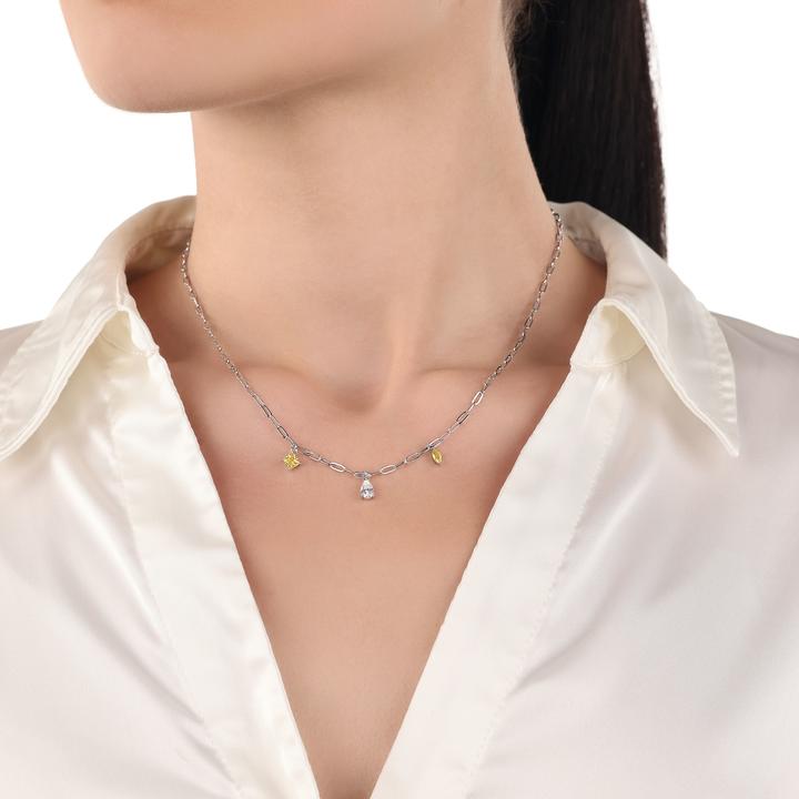 Immagine prodotto Amor Collana da donna, argento 925, zirconi sintetici. (Argento 925)