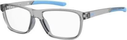 Under Armour UA 9008 009V Grey/Blue Rectangular Junior Unisex Glasses