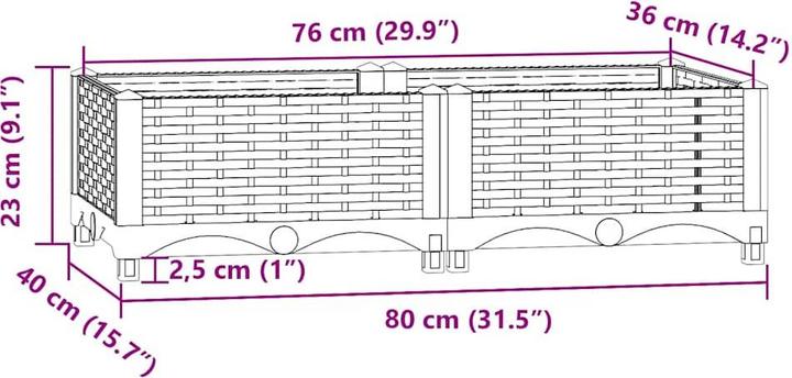Immagine prodotto vidaXL Hochbeet