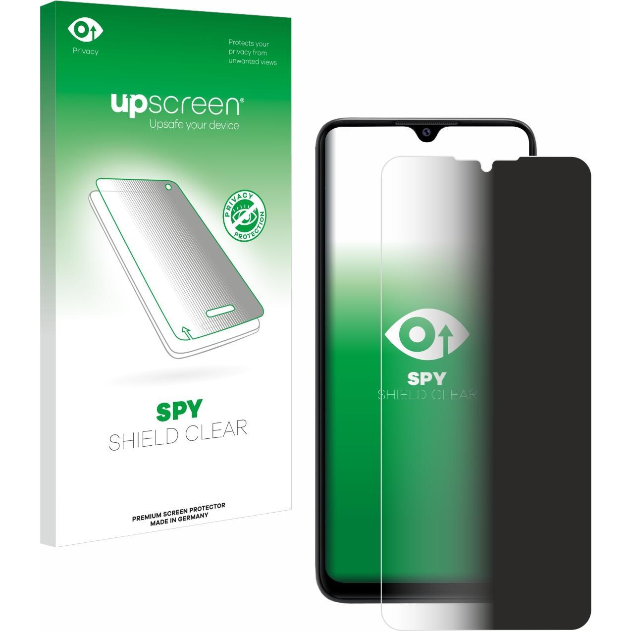 upscreen Spy Shield Blickschutzfolie (1 Stück, Huawei P60), Smartphone Schutzfolie, Blau