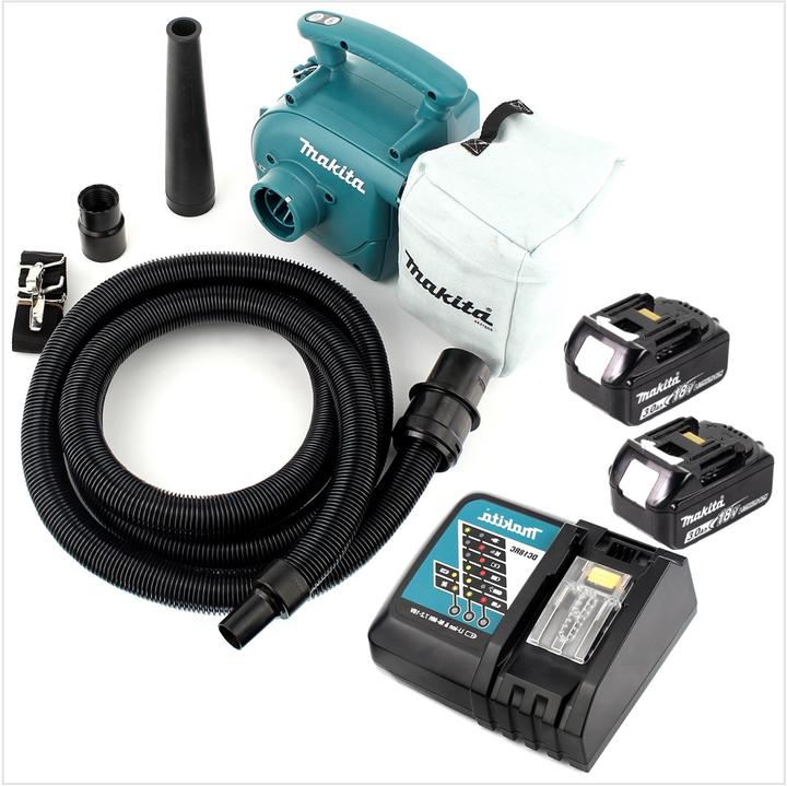 Produktbild Makita DVC 350 RF Akku Staubsauger 18V + 2x Akku 3,0Ah + Ladegerät