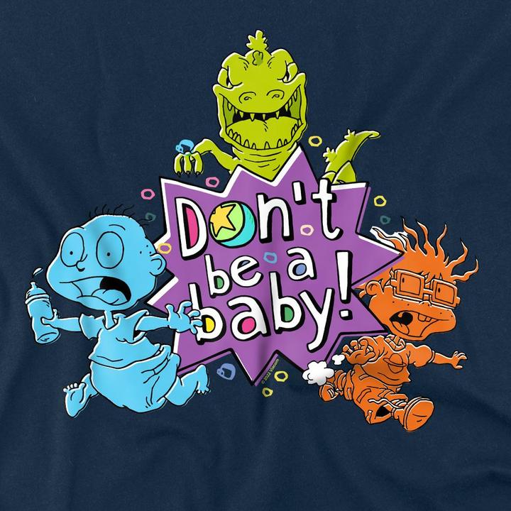 Actual product image Rugrats Mens Babies Run For The Hills T-Shirt (M)