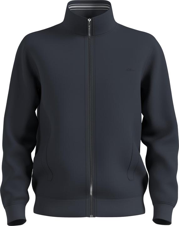 Produktbild s.Oliver Sweatshirt Jacke Sweatshirt-Jacke mit Stehkragen (S)